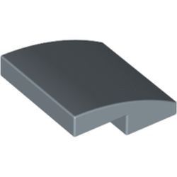 15068-55 Dakpan rond 2x2x2/3 geen noppen afgerond blauw, zandkleurig NIEUW *1B103