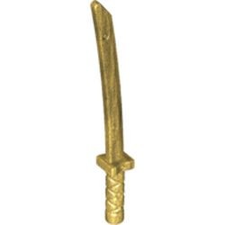 21459-115G Zwaard Shamshir/Katana goud, parel gebruikt *1R0000