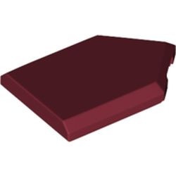 22385-59 Tegel 2x3 zeskantig rood, donker NIEUW *5A074