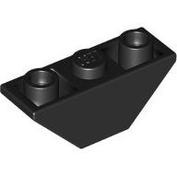 2341-11G Omgekeerde dakpan 45 graden 3x1 dubbel zwart gebruikt *1B403