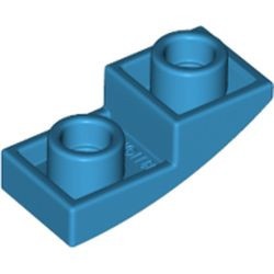 24201-153 Omgekeerde dakpan 2x1 rond blauw, donkerazuur NIEUW *1B105