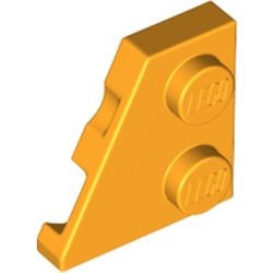 24299-110 Wig plaat 2x2 links oranje, lichthelder NIEUW *1B229