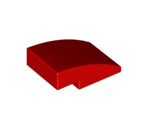 24309-5 Dakpan rond 3x2 geen noppen afgerond rood NIEUW *1B103
