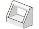 2432-1G Tegel 1x2 met hendel bovenop wit gebruikt *1D006