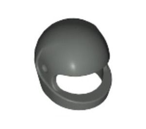 2446-10G Integraalhelm (vizier: zie INFO 2447) donker, grijs (klassiek) gebruikt *0L0000 - Img 2
