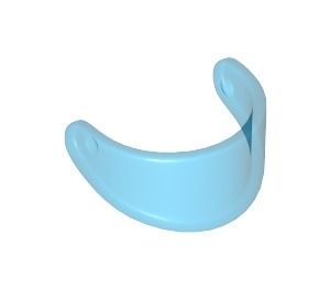 2447-14G Helmvizier transparant donkerblauw gebruikt *0L0000 - Img 2