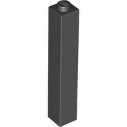 2453b-11 Steen 1x1x5 DICHTE nop zwart NIEUW *5K0000