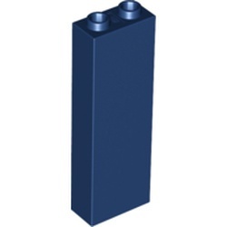 2454-63 Steen 1x2x5 blauw, donker NIEUW *5K0000