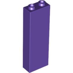 2454-89 Steen 1x2x5 paars, donker NIEUW *5K0000