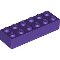 2456-89 Steen 2x6 paars, donker NIEUW *5K0000
