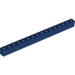 2465-63 Steen 1x16 blauw, donker NIEUW *5K0000