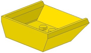 2512-3G Laadbak 4x4 klein geel gebruikt *1R0000