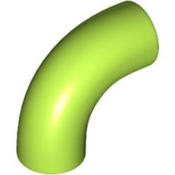 25214-34 Elleboog 2x2 zonder 45 graden lime NIEUW *1B063