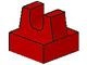 2555-5G Tegel 1x1 met clip bovenop rechte hoeken ZIE OOK 15712 rood gebruikt *1D001