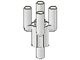 2566-1 Palmboom top/lantaarn wit NIEUW *5C081