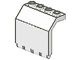 2582-1G Scharnierpaneel 2x4x3 1-3v 1x gebogen wit gebruikt *1F019