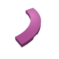27507-71 Tegel 4x4 Macaroni groot magenta NIEUW *1B143