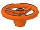 2819-4 Technic, stuur 3 noppen breed oranje NIEUW *0B016