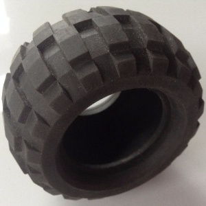 2995-11G Zwarte autoband 68.8x40 Technic ballon large (PAKKETZENDING) zwart gebruikt *5W000
