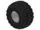 2996c01-9G Wiel 68.8x40 Balloon Large, met Zwarte Tire 68.8x40 dikke truckband (2996 / 2995) PAKKETVERZENDING lichtgrijs (klassiek) gebruikt *5W000