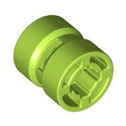 30027b-34 Wiel klein 8x9mm breed asgat (raceauto) lime NIEUW *5W000