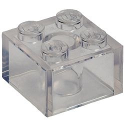 3003-12 Steen 2x2 transparant NIEUW *5K0000