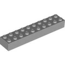 3006-86G Steen 2x10 grijs, licht (blauwachtig) gebruikt *5K0000