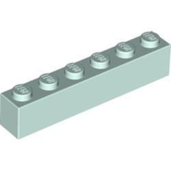 3009-152 Steen 1x6 aqua, licht NIEUW *5K0000