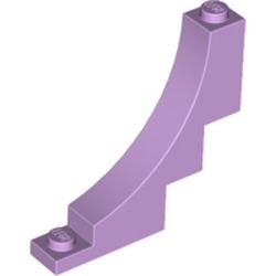 30099-154 Steen,omgekeerde halve boog 1x5x4 lavender, licht NIEUW *1B381