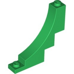 30099-6 Steen,omgekeerde halve boog 1x5x4 groen NIEUW *1B381