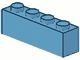 3010-72 Steen 1x4 blauw, Maersk NIEUW *5K0000