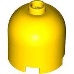 30151-3 Steen, 2x2x1 2/3 dome (hoog) geel NIEUW *1B080
