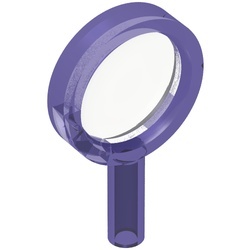 30152c03-51 Loupe holle hendel transparant paars NIEUW *0L0000