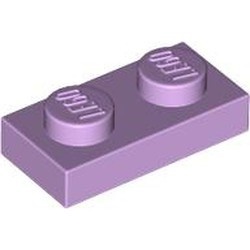 3023-154 Platte plaat 1x2 lavender, licht NIEUW *1B170