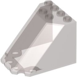 30251-13G Ruit 5x4x3 (PAKKETPOST) transparant zwart gebruikt *1C001
