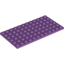 3028-157 Platte plaat 6x12 lavender, midden NIEUW *5K0000