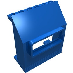 30288-7G Paneel 3x6x6 met uitsnede (raam) PAKKETPOST blauw gebruikt *