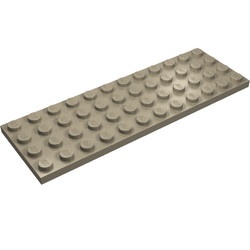 3029-69 Platte plaat 4x12 crème,donker NIEUW *5K0000