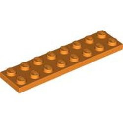 3034-4 Platte plaat 2x8 oranje NIEUW *5K0000