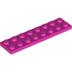 3034-47G Platte plaat 2x8 roze, donker gebruikt *1A034