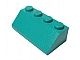 3037-39 Dakpan 45 graden 4x2 turquoise, donker NIEUW *1B154 - Img 2
