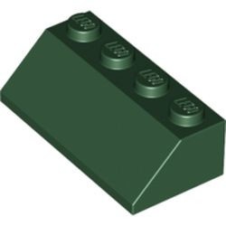 3037-80 Dakpan 45 graden 4x2 groen, donker NIEUW *1B154