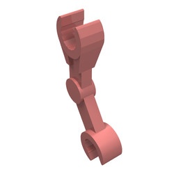 30377-58 Battle Droid arm rood, zandkleurig NIEUW *0W002