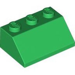 3038-6G Dakpan 45 graden 3x2 groen gebruikt *1D022