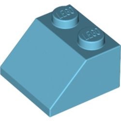 3039-156 Dakpan 45 graden 2x2 blauw, middenazuur NIEUW *1B134