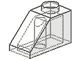 3040-12G Dakpan 45 graden 1x2 transparant gebruikt *1D020