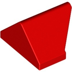 3049b-5 DakNOK 45 graden 2x1 afgeschuind ZONDER bodempin/houder rood NIEUW *1L183