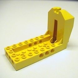 30627-3G Cockpit 10x4x5 met technic gaten (PAKKETPOST) geel gebruikt *