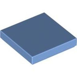 3068b-42G Tegel 2x2 blauw, midden gebruikt *1B344