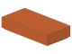 3069b-68 Tegel 1x2 oranje, donker NIEUW *1B110